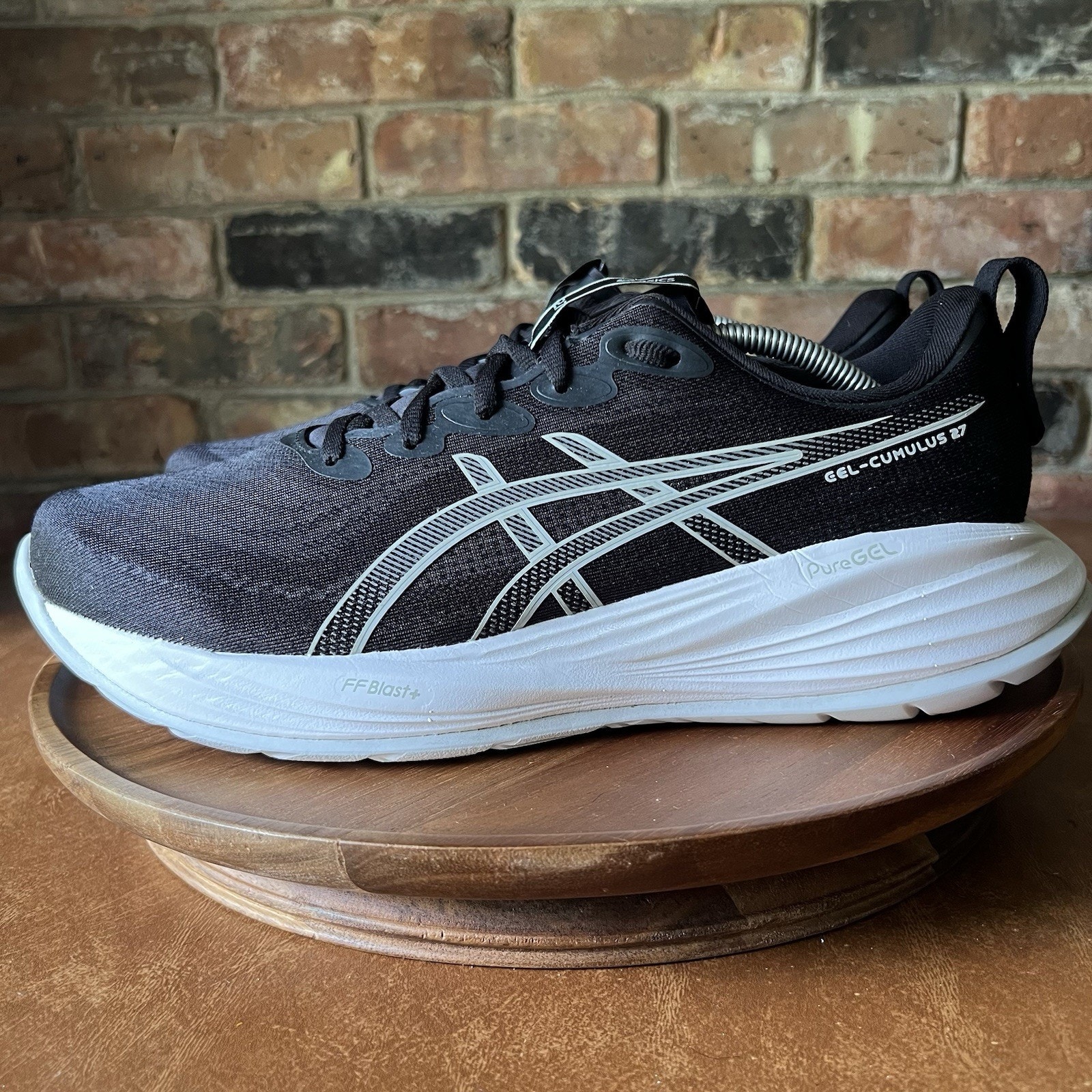 Asics Gel Cumulus 27 Black Ff Blast Cushion Road Running Shoes Sneakers Mens 12